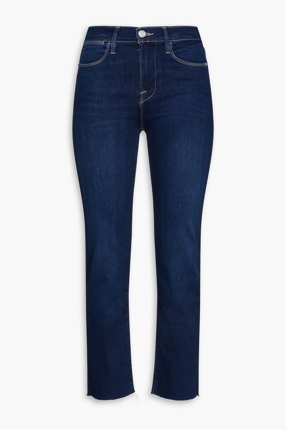 Le High Straight Cropped High-rise Straight-leg Jeans In Multi Product Image