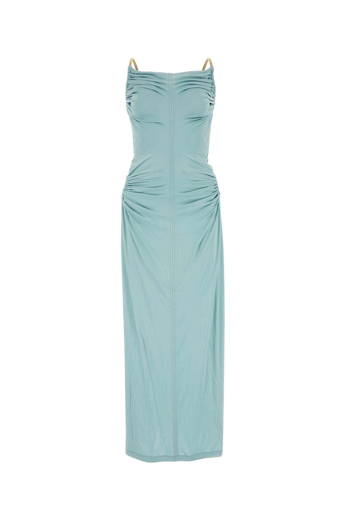 Jersey Long Dress In Green Product Image