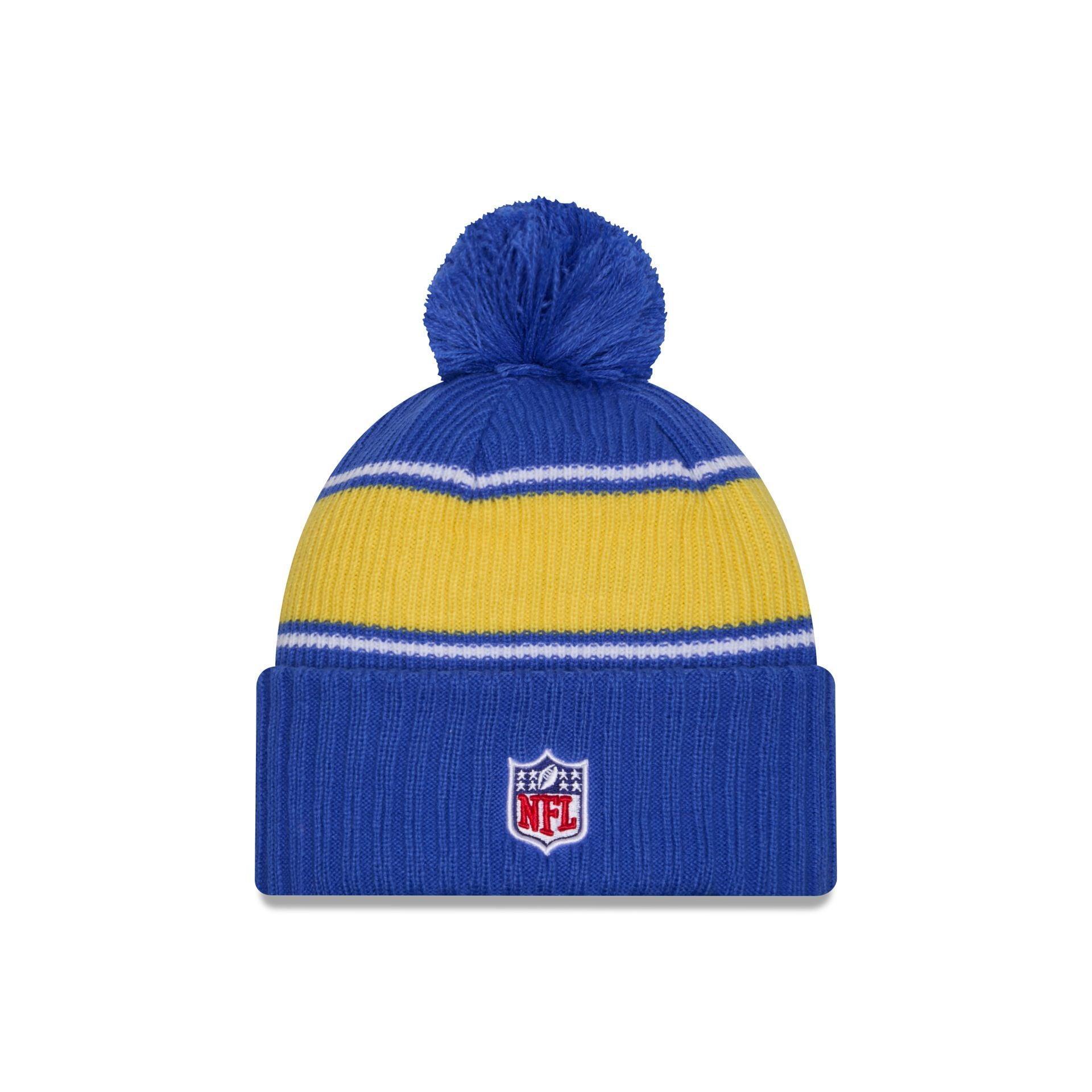 Los Angeles Rams 2024 Cold Weather Sport Pom Knit Hat Male Product Image