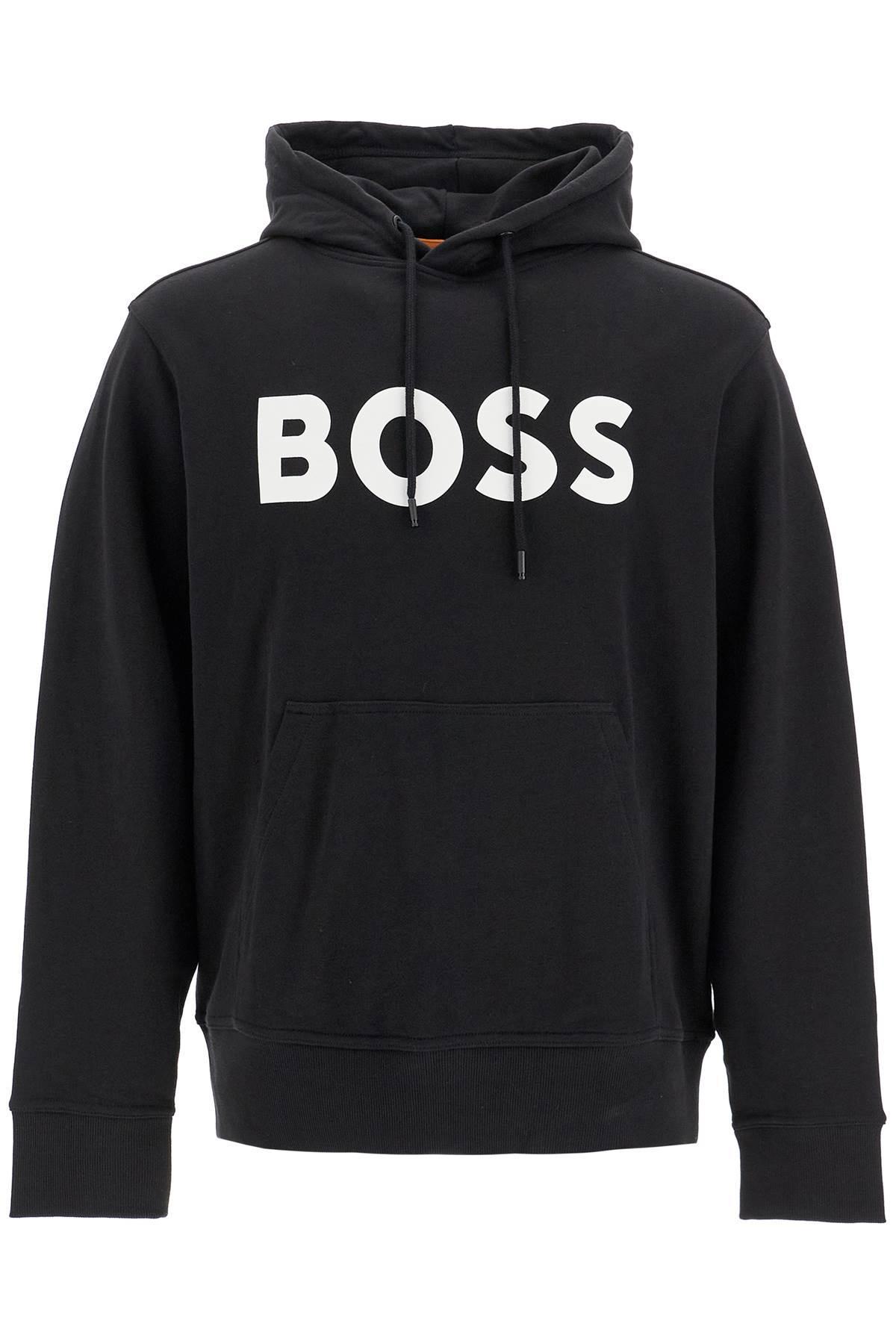 Hooded Sweatshirt With In Black Product Image