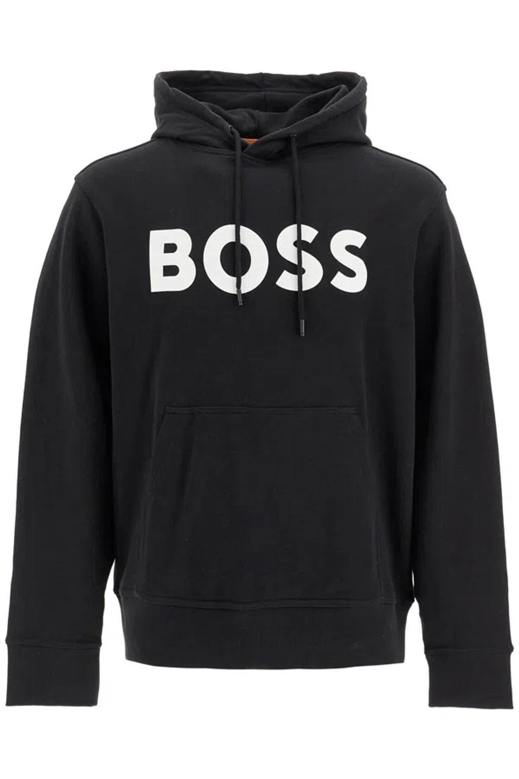 Hooded Sweatshirt With In Black Product Image