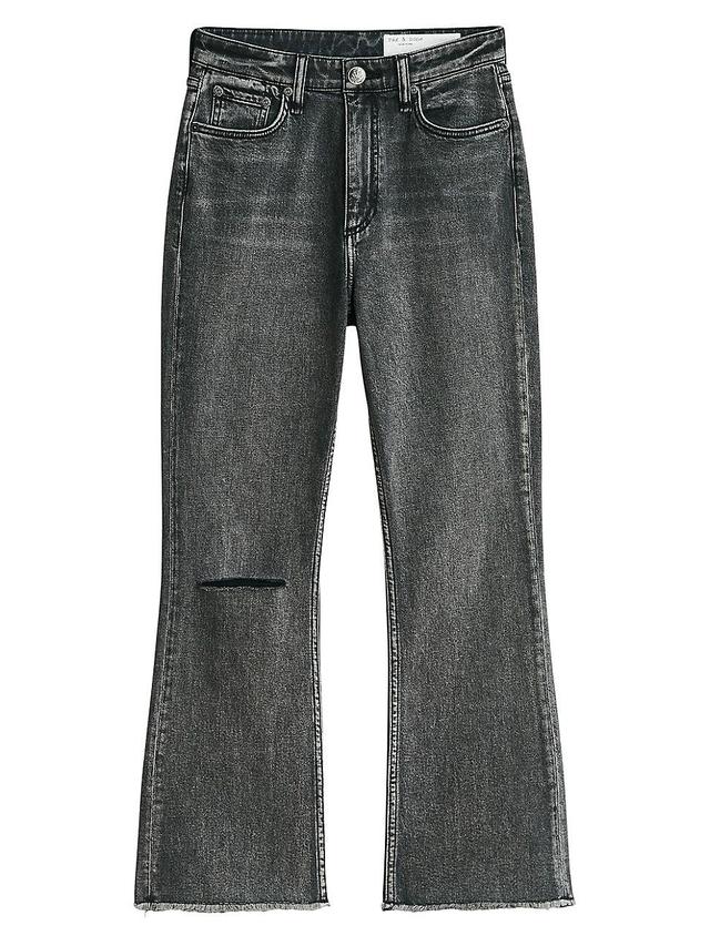 Womens Casey High-Rise Ankle Flared Jeans Product Image