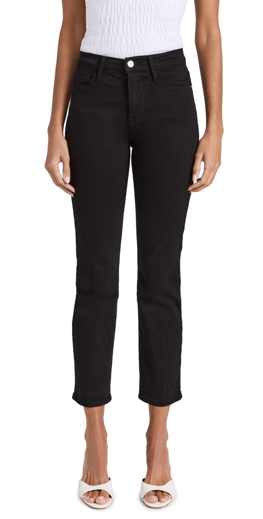 Le High Straight-Leg Cropped Jeans Product Image