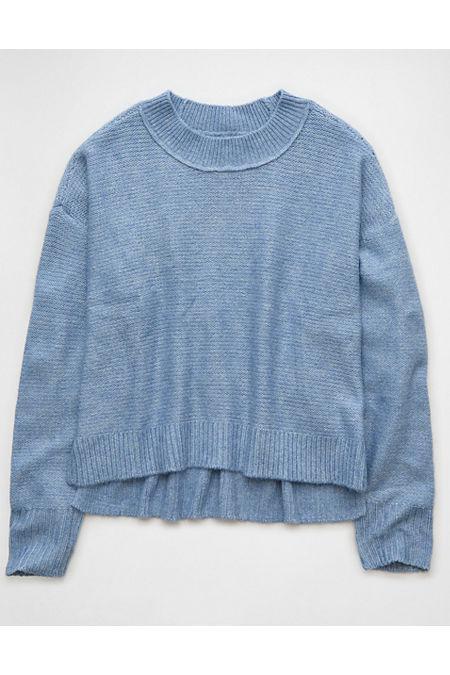 AE Slouchy Cropped Pullover Sweater Women's Product Image