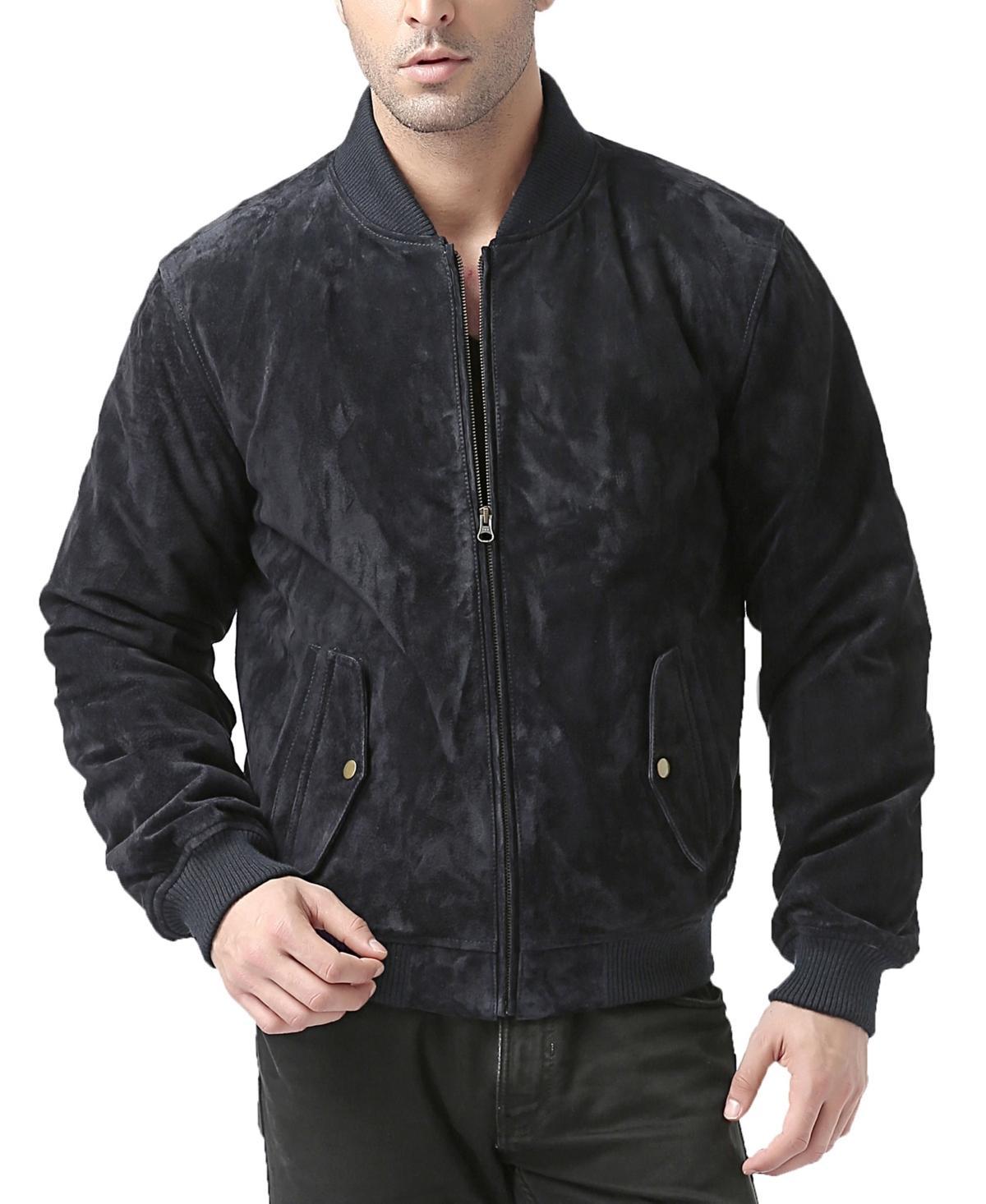 Bgsd Men Urban Leather Bomber Jacket Product Image