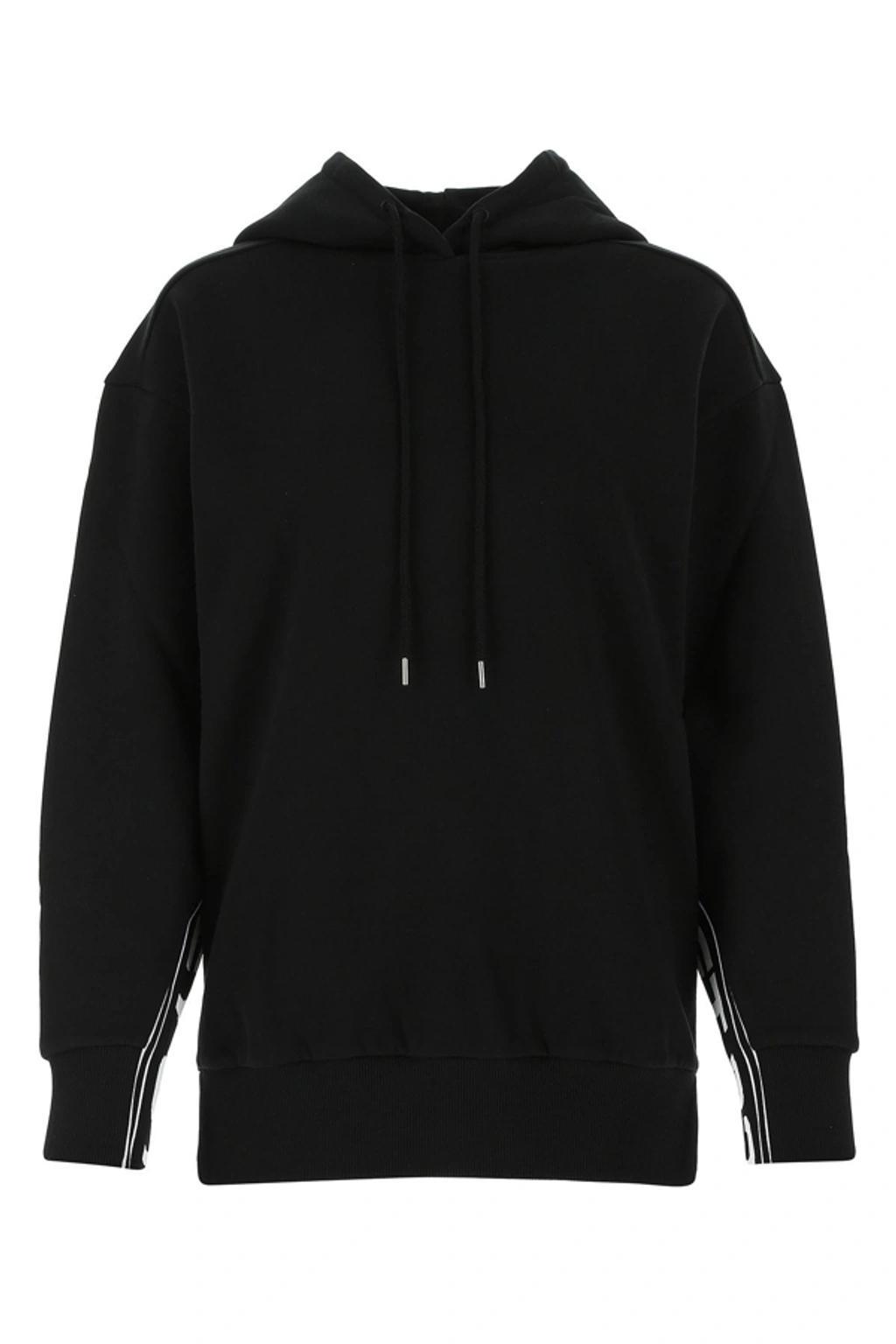 STELLA MCCARTNEY Logo Band Hoodie In Black Product Image