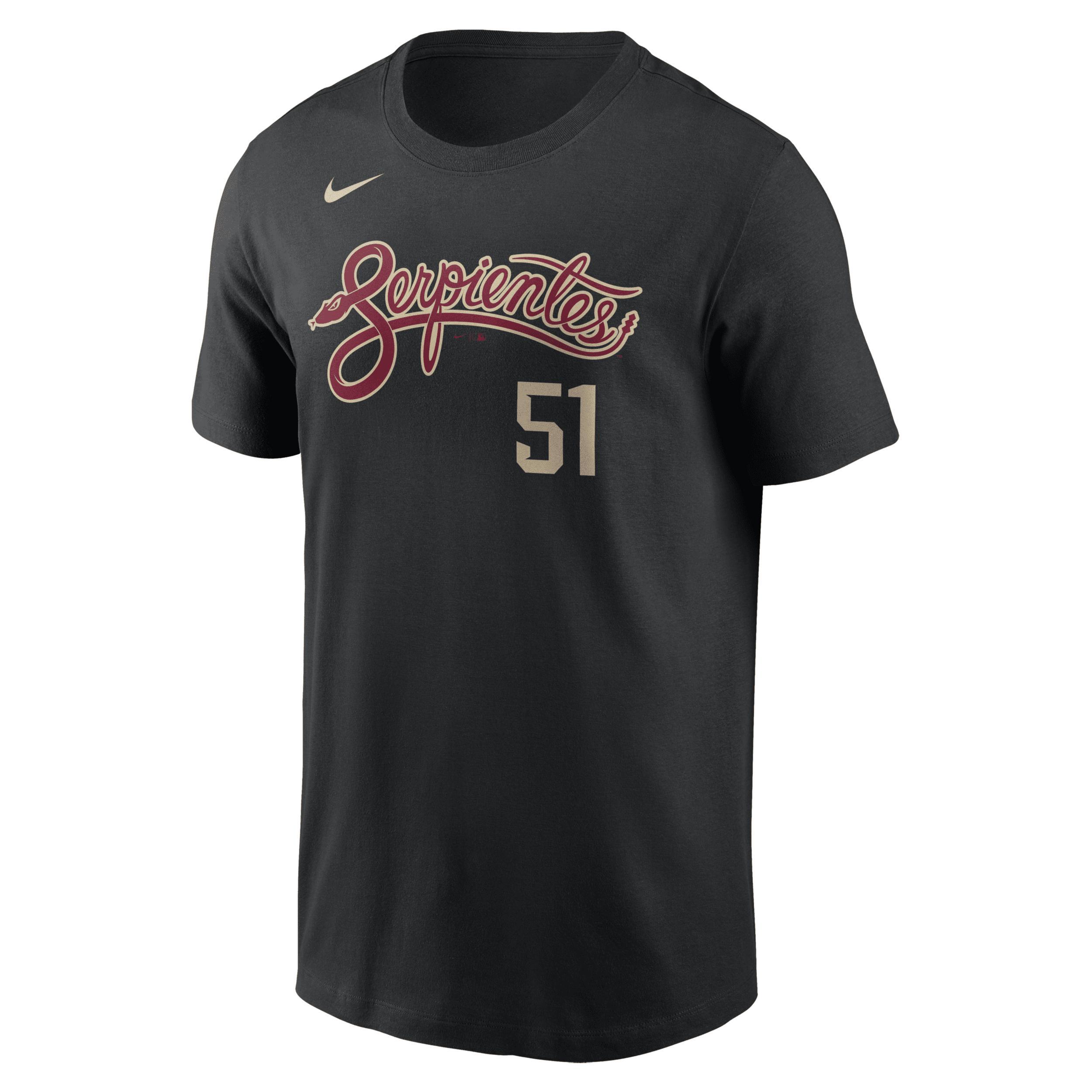 Mens Nike Randy Johnson Black Arizona Diamondbacks City Connect Name and Number T-shirt Product Image