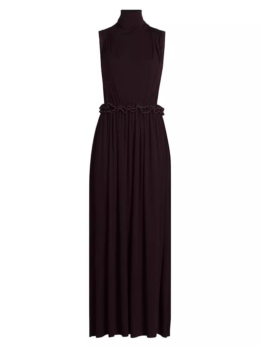 Womens Gemma Wool Jersey Maxi Dress Product Image