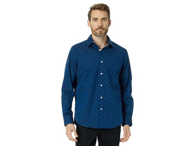 Nautica Wrinkle-Resistant Printed Wear To Work Shirt Men's Clothing Product Image