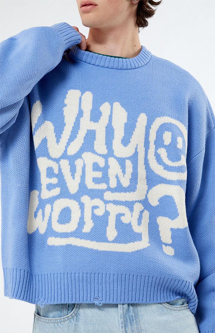 Men's Why Even Worry Cropped Sweater Product Image