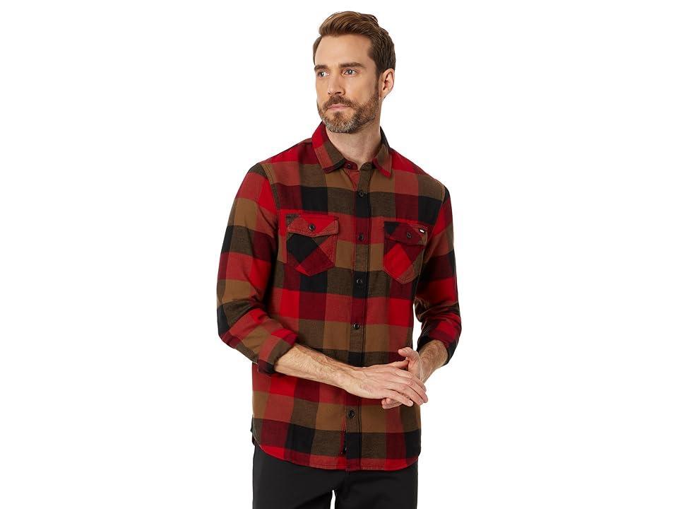 Vans Men's Box Flannel Shirt  - Chili Pepper/Sepia - Size: Extra Large Product Image