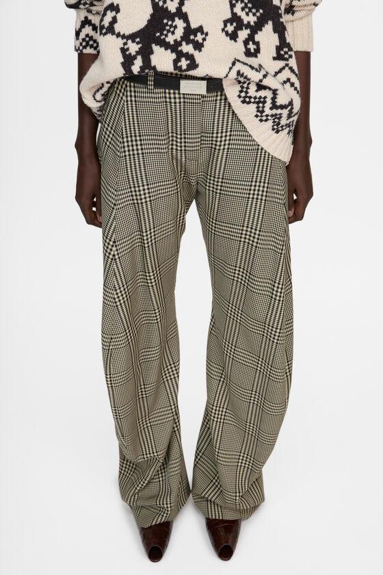 Plaid tailored trousers Product Image