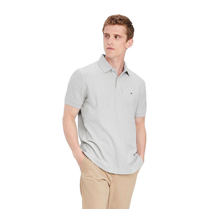 Mens Tommy Hilfiger Justin Polo Grey Grey Product Image