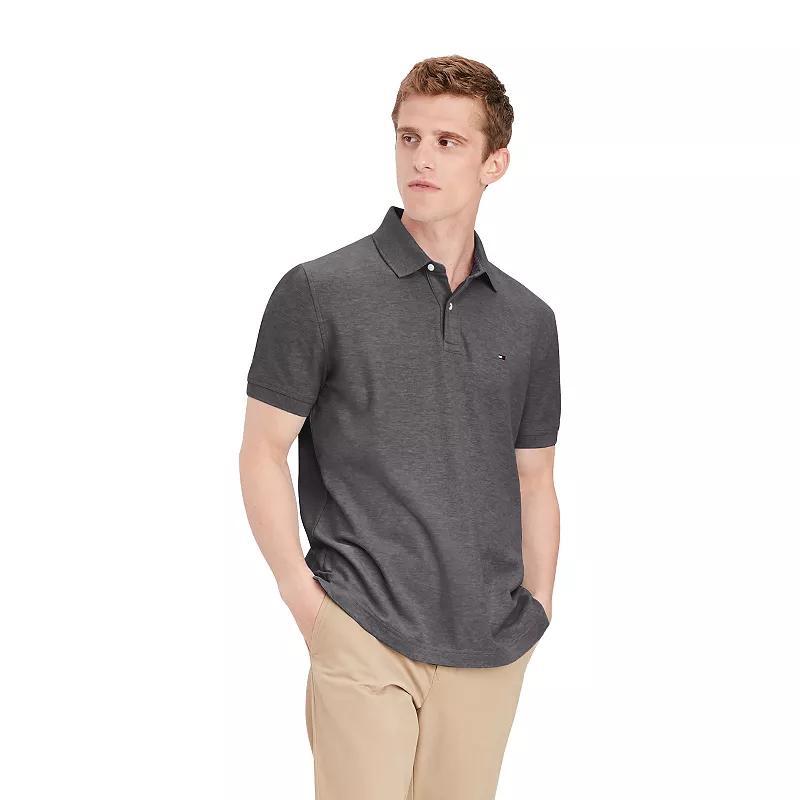 Mens Tommy Hilfiger Justin Polo Grey Grey Product Image