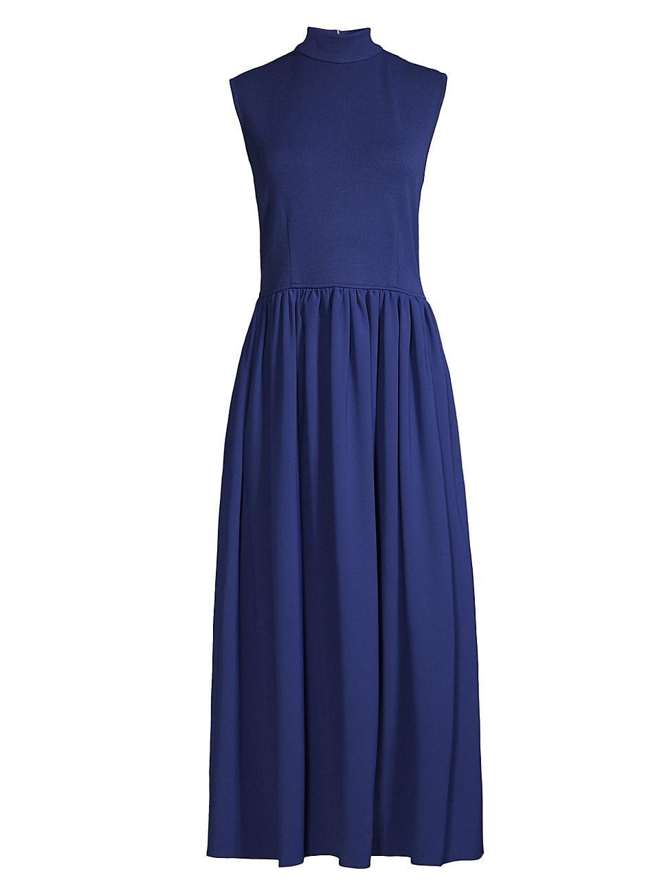 Womens Fit & Flare Sleeveless Midi-Dress Product Image