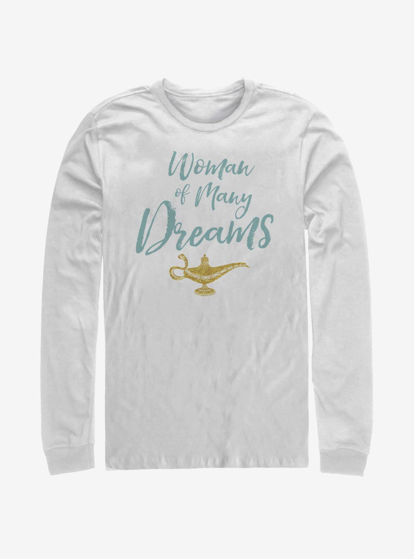 Disney Aladdin 2019 Woman of Many Dreams Cursive Long-Sleeve T-Shirt Product Image