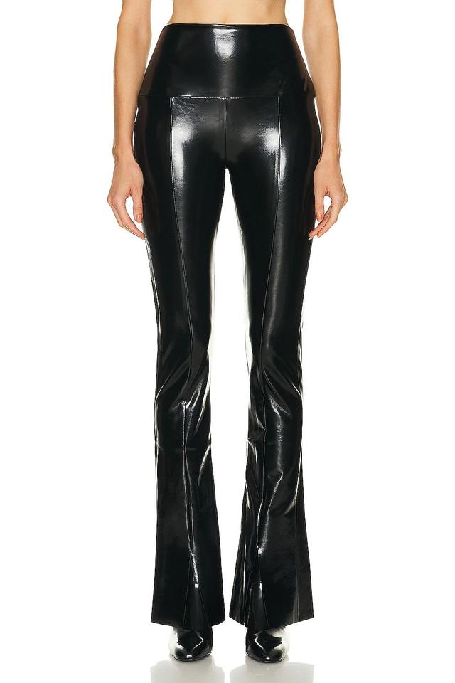 Womens Spat Faux Patent-Leather Leggings Product Image