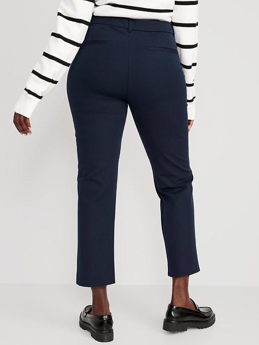 High-Waisted Pixie Straight Pants Product Image