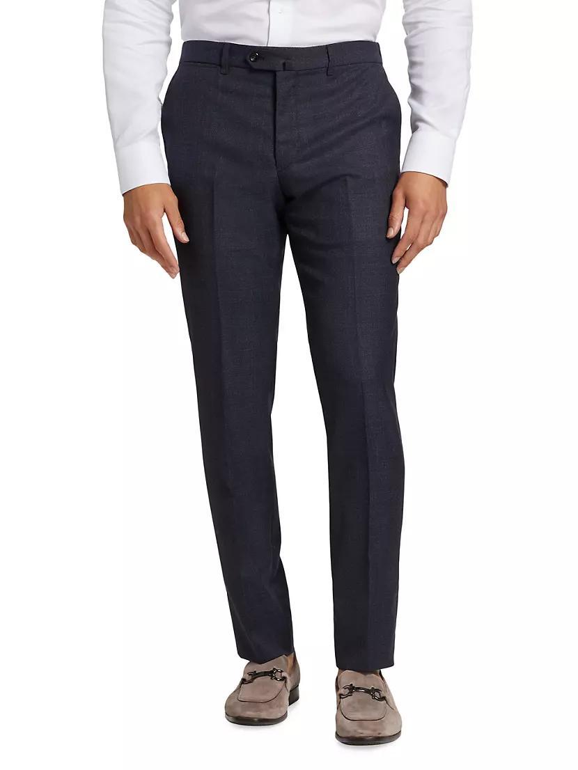 Wool Slim Trousers Product Image