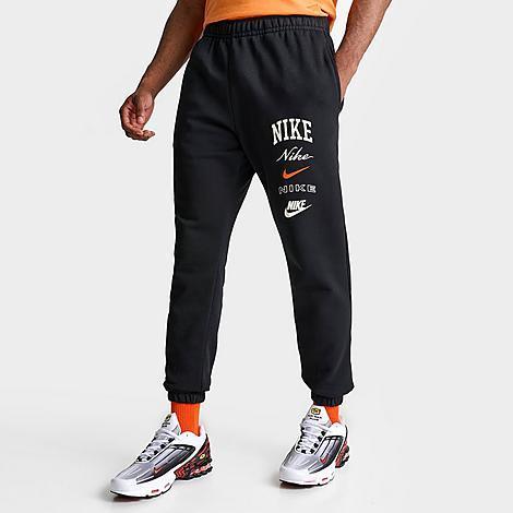 Nike Mens Sportswear Club Fleece Stacked Graphic Jogger Pants Product Image