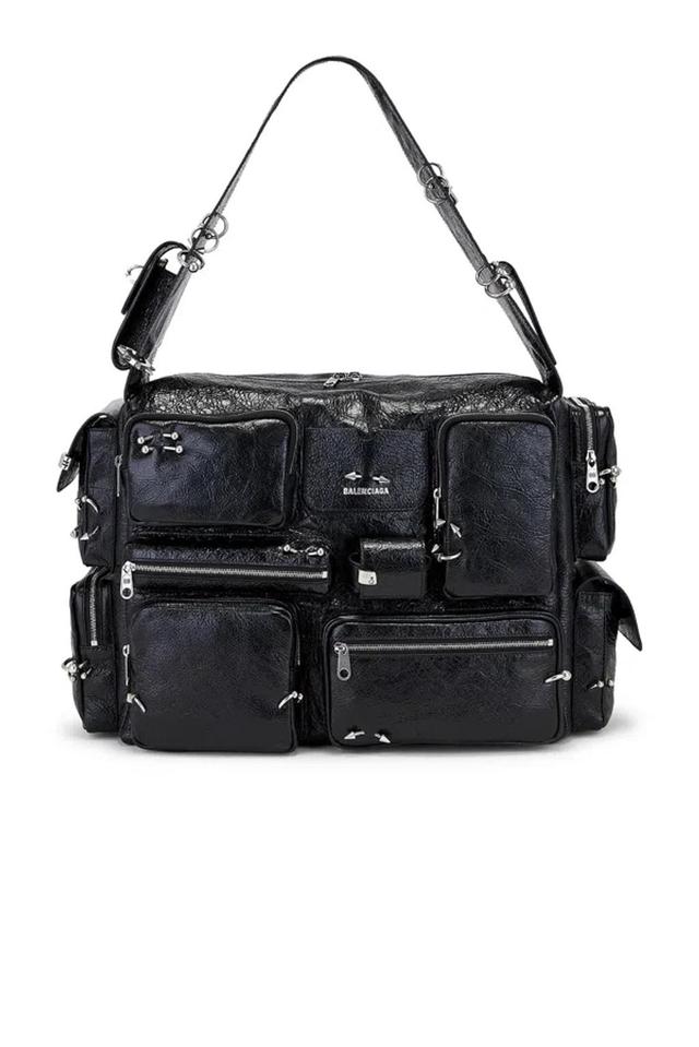 BALENCIAGA Superbusy Sling Large In Black Product Image