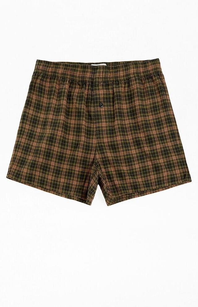 Men's Plaid Boxer Shorts - Product Image