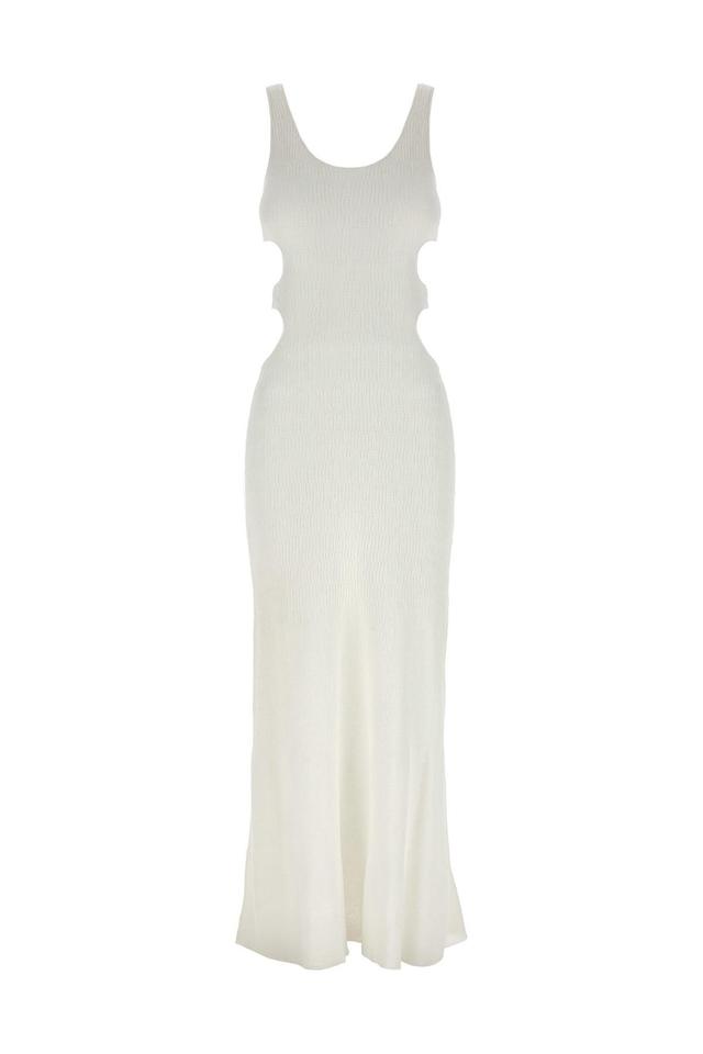 CHLOÉ Abito Cut Out In White Product Image