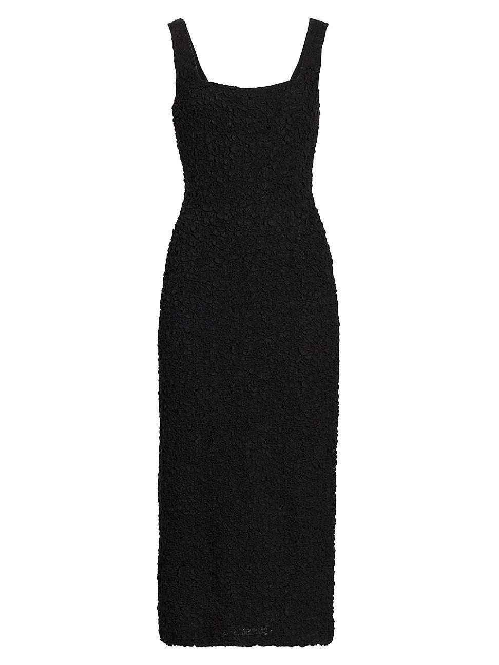 Womens Sloan Textured Sleeveless Column Midi-Dress Product Image