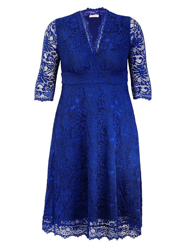 Womens Mademoiselle Lace Dress Product Image