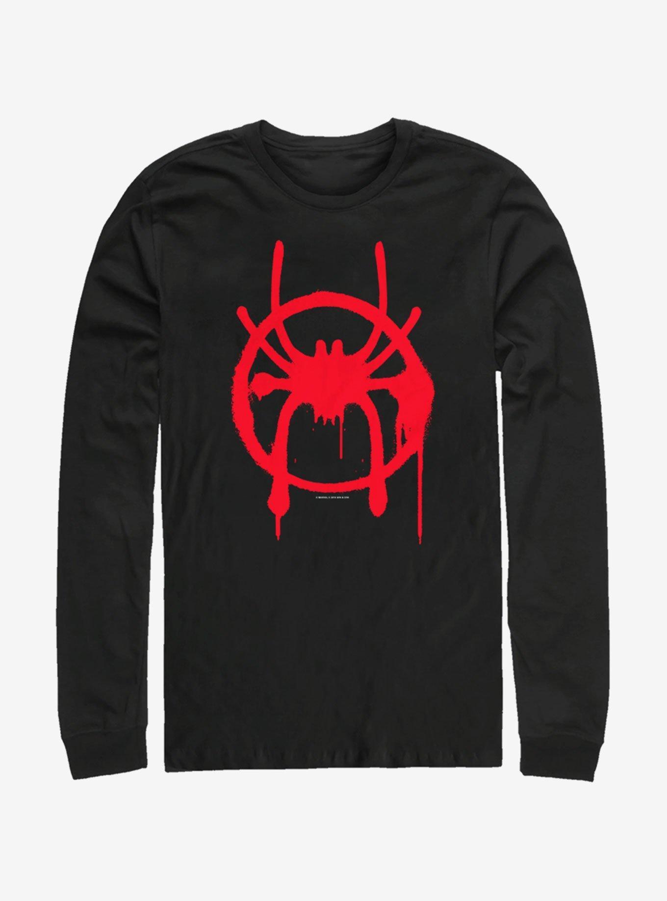 Marvel Spider-Man Miles Symbol Long-Sleeve T-Shirt Product Image