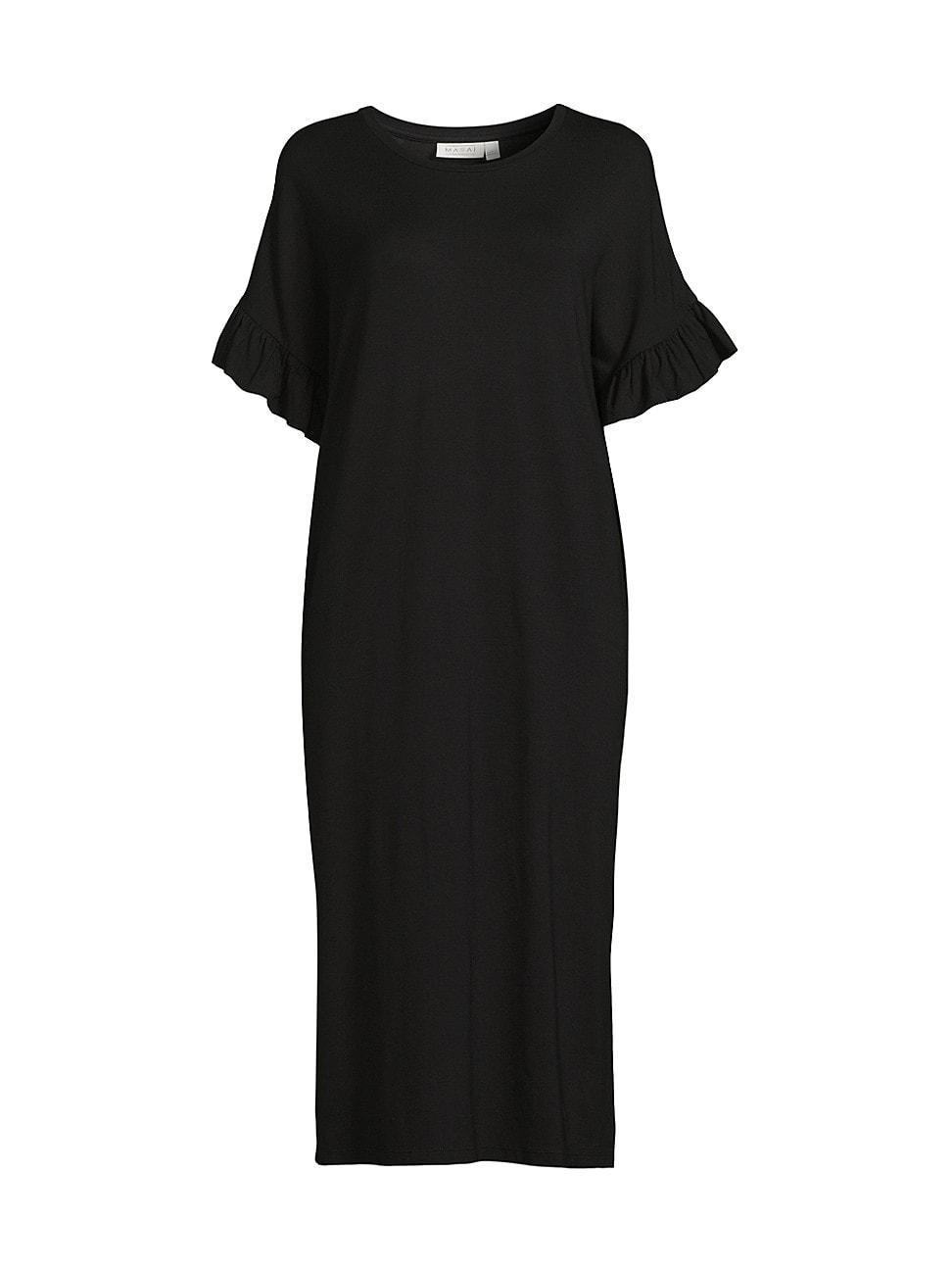 Womens Nali Ruffle-Sleeve Midi Dress Product Image