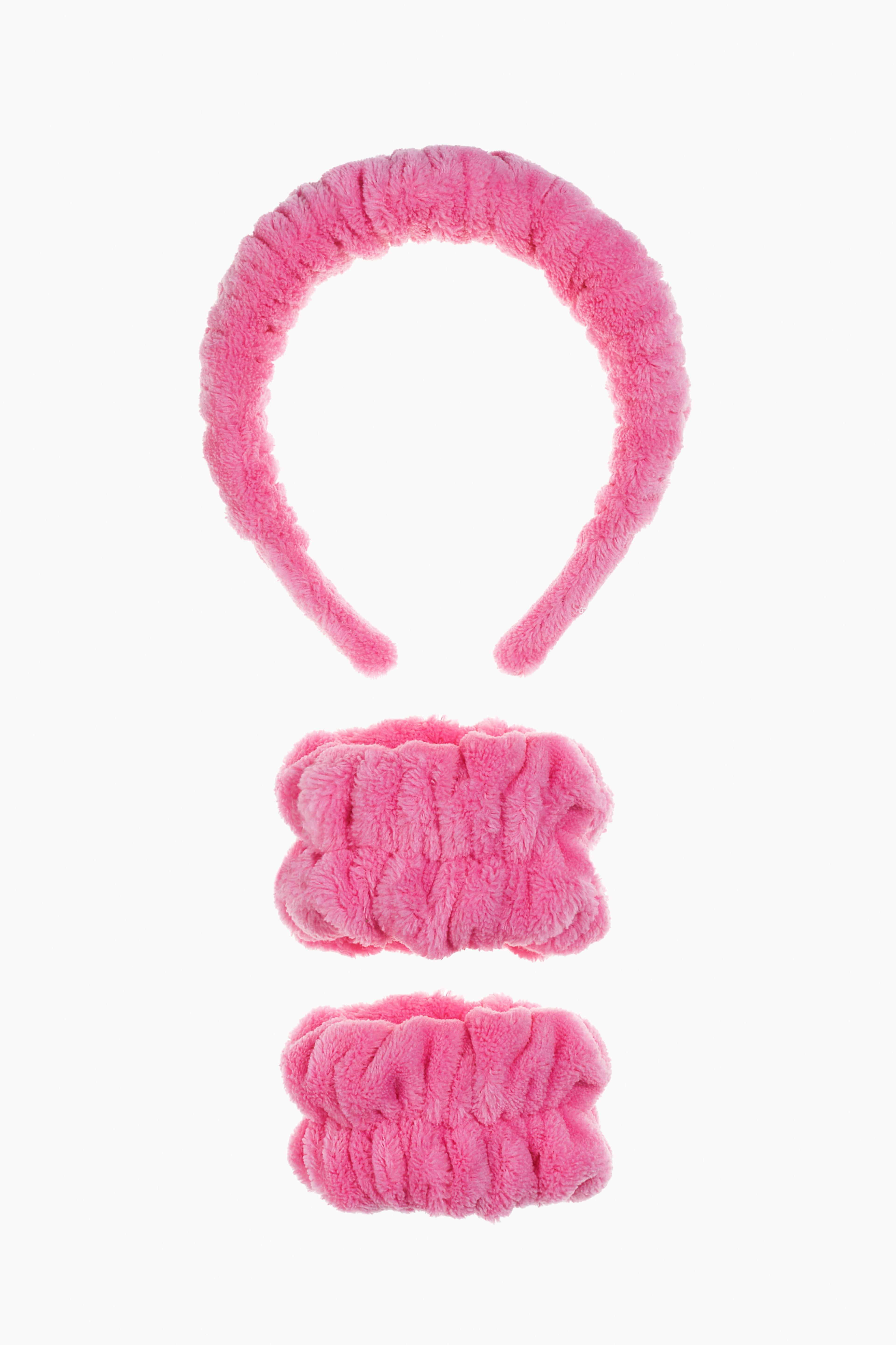 Makeup Hairband and Wristband Set Product Image