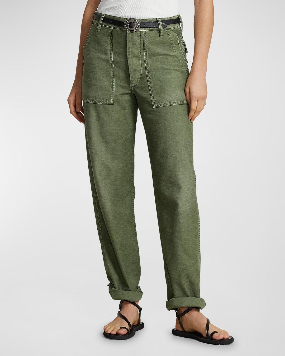 Cotton Sateen Utility Pants Product Image