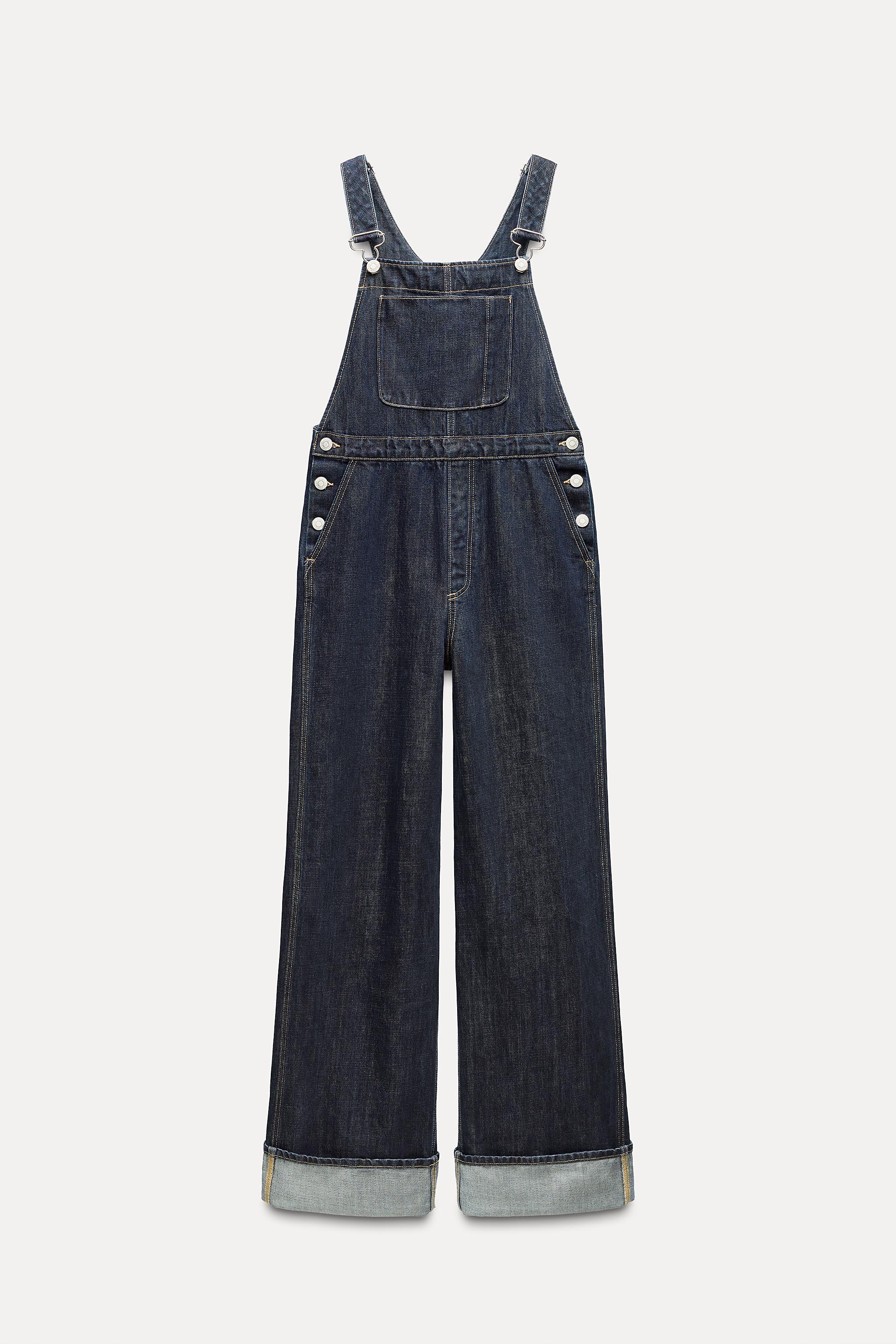 TRF LONG DENIM OVERALLS Product Image