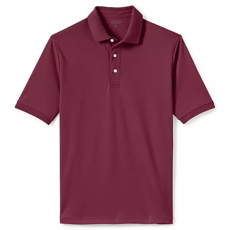 Mens Lands End Super Soft Supima Polo Rich Red Product Image