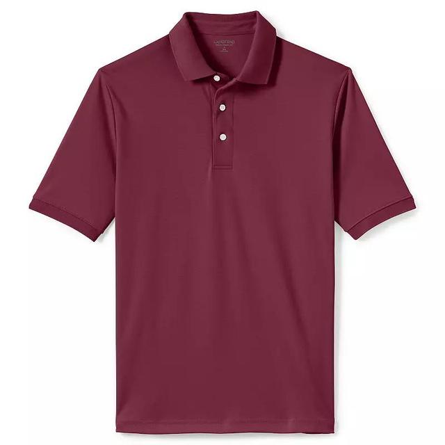 Mens Lands End Super Soft Supima Polo Rich Red Product Image