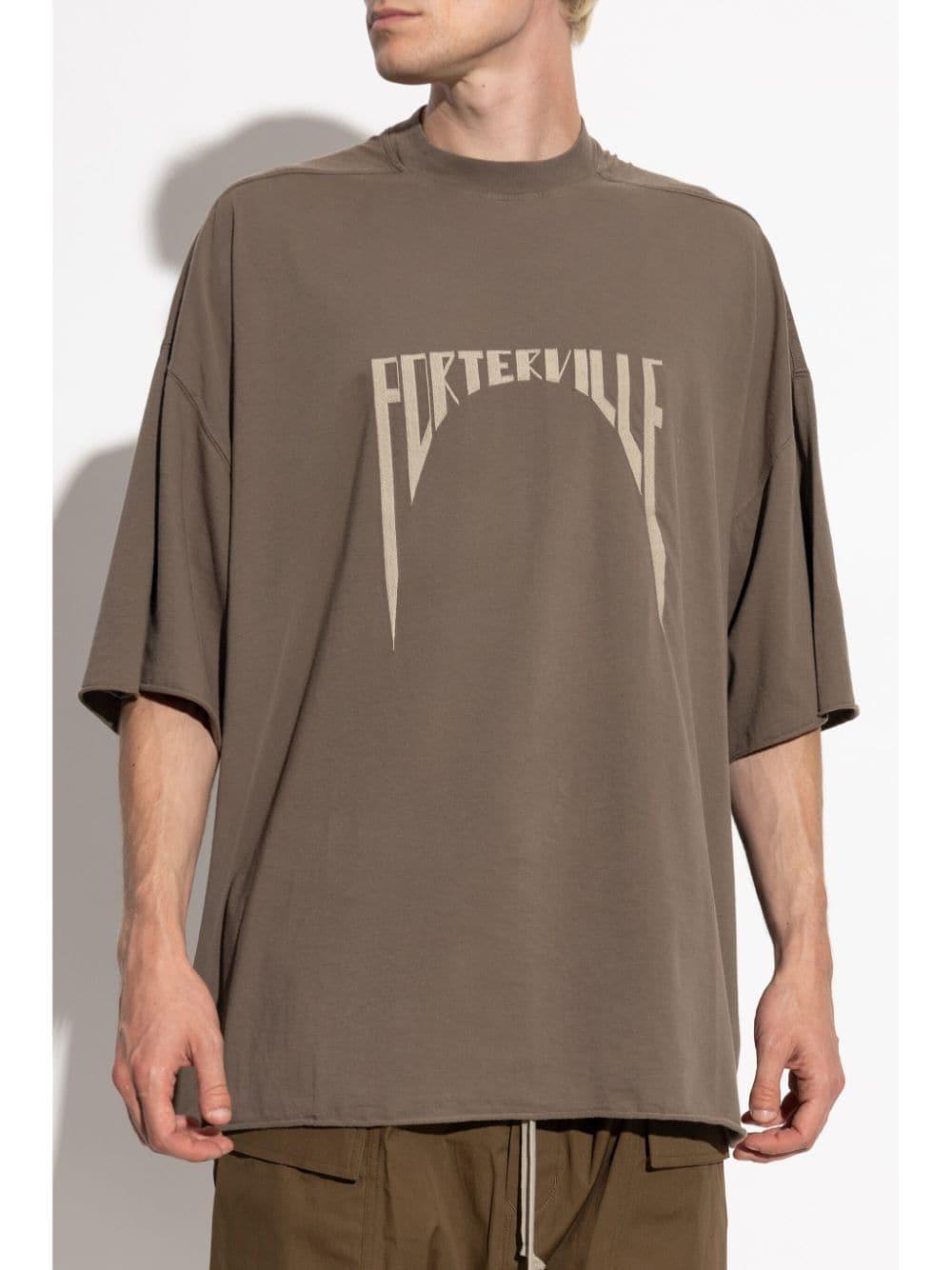 RICK OWENS Tommy T Porterville T-shirt In Brown Product Image