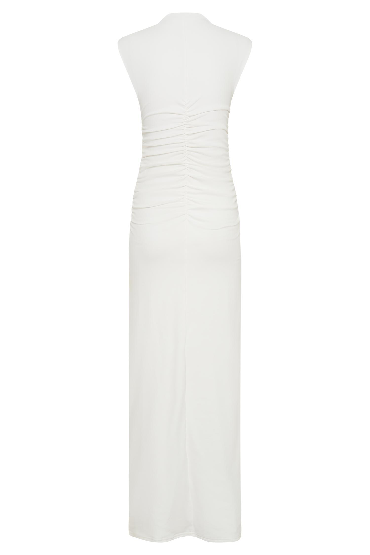 Elliot High Neck Sleeveless Maxi Dress - White Product Image