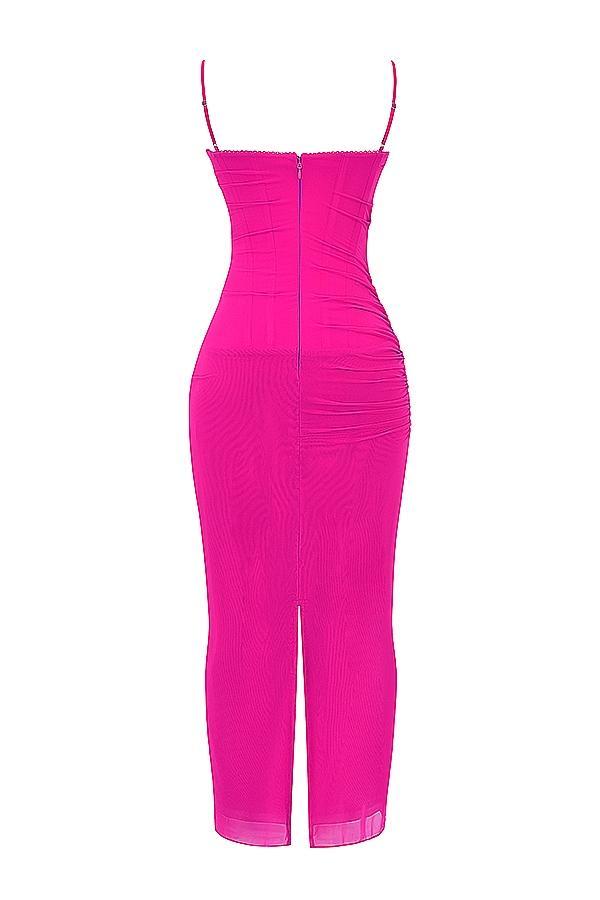 Nalini Fuchsia Maxi Dress - SALE Product Image