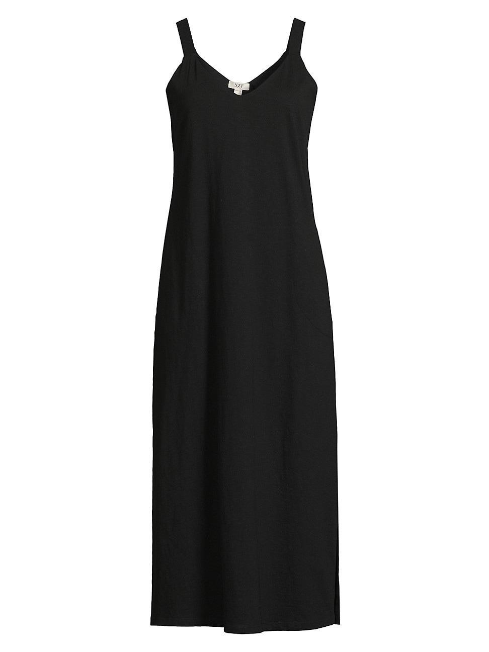 Womens V-Neck Tank Midi-Dress Product Image