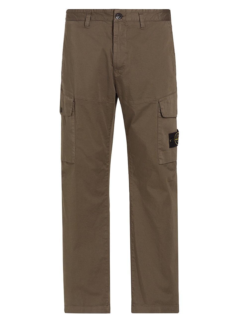 Mens Stretch-Cotton Cargo Pants Product Image