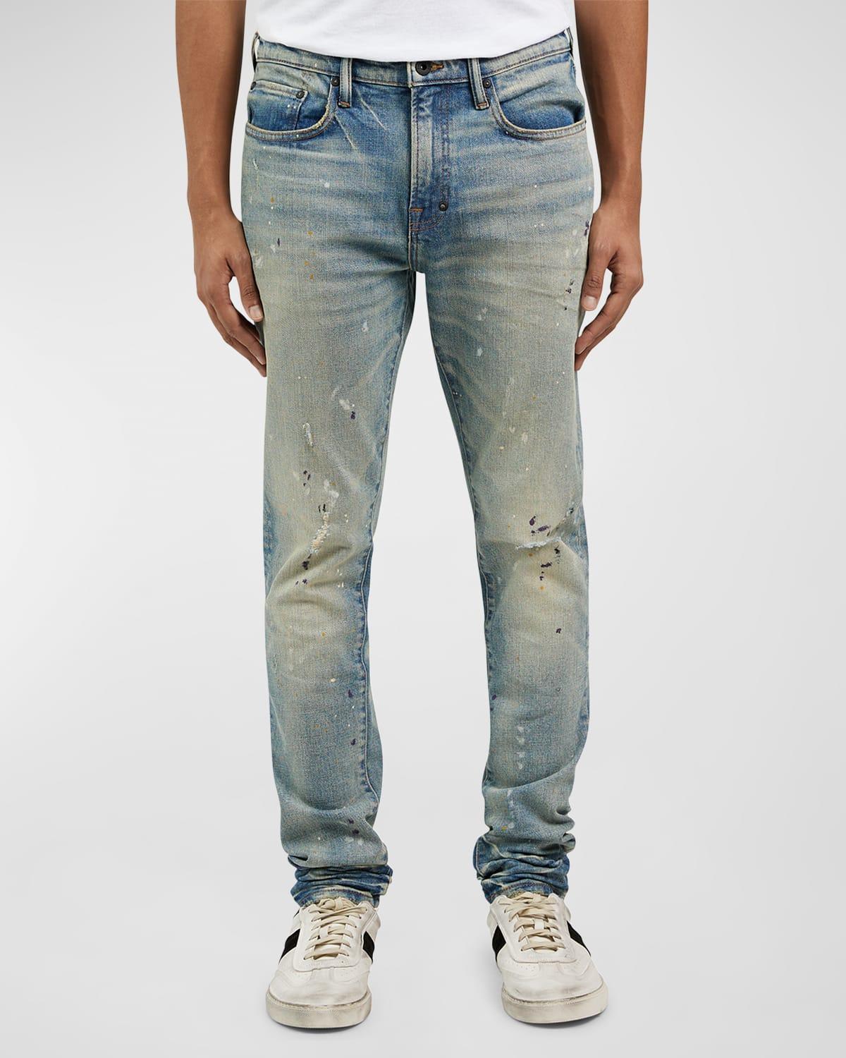 Mens Basecourse Paint-Splatter Jeans product image