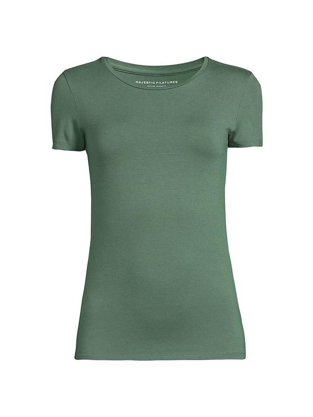 Womens Soft Touch Crewneck T-Shirt Product Image