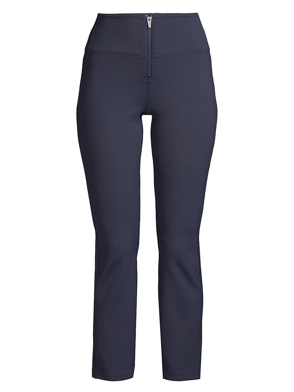 Womens Amber Bonded Stretch Straight Crop Pants Product Image