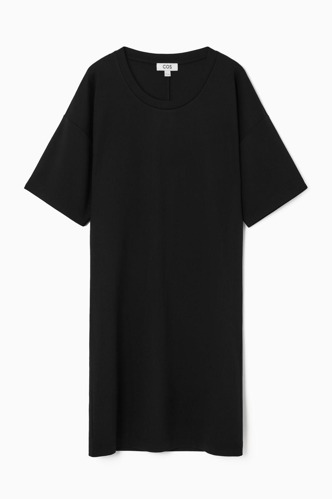 DRAPED MINI T-SHIRT DRESS Product Image