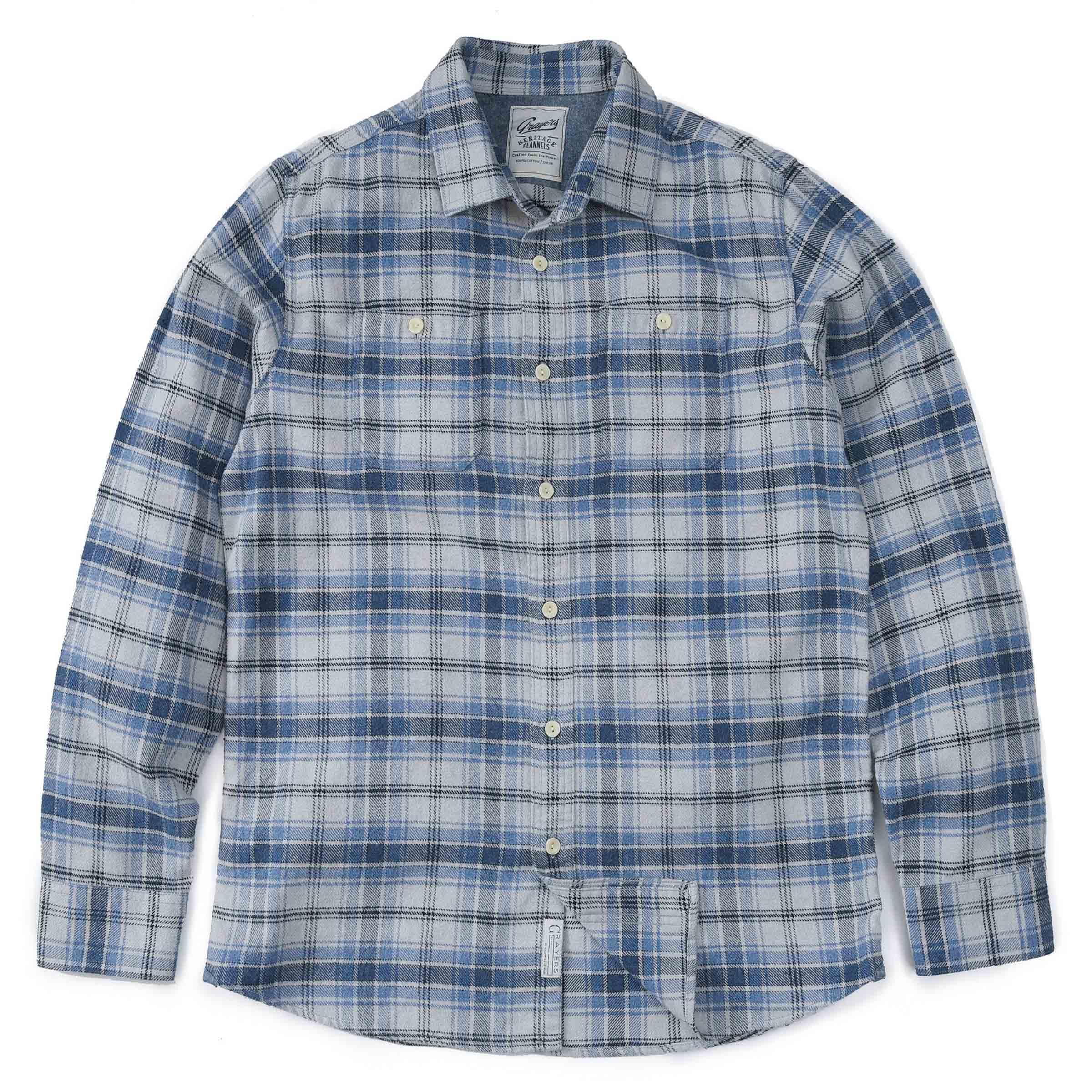 Campton Heritage Flannel - Blue Stone (Final Sale) Product Image