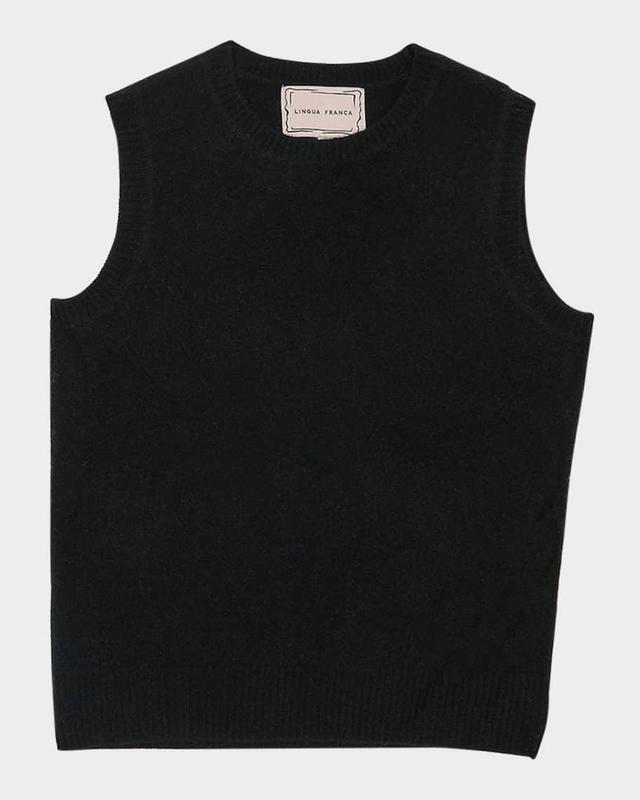 Crewneck Brushed Wool Vest Product Image