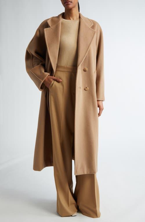 Max Mara Madame Double Breasted Wool & Cashmere Belted Coat Product Image