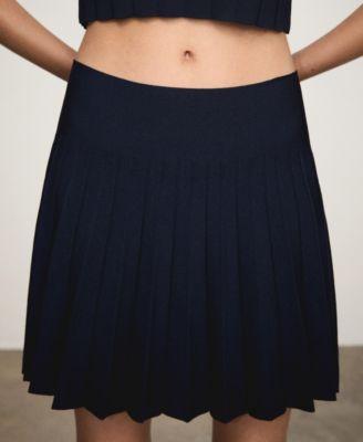 Women's Knitted Panel Skirt Product Image