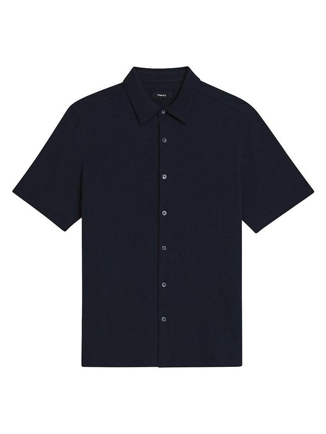 Mens Noran Cotton Button-Front Shirt Product Image